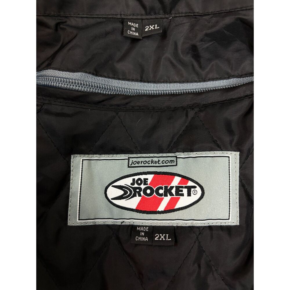 Joe Rocket Men's Black Mesh Armored Motorcycle Riding Jacket 2XL - Picture 8 of 10
